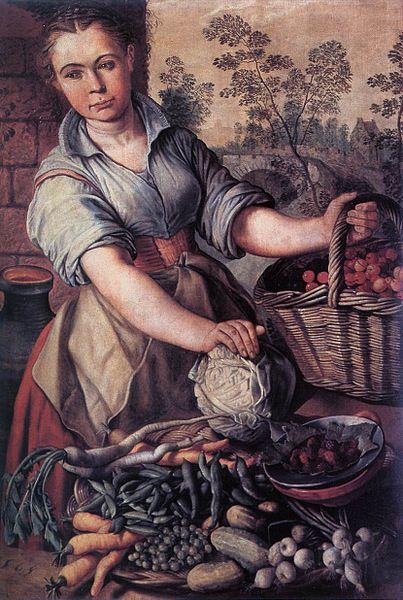 Joachim Beuckelaer Vegetable Seller Spain oil painting art